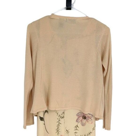 Liz Claiborne Petite 2pc Dress Set Floral Light Yellow Size 6P - Picture 4 of 9